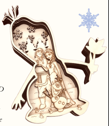 olaf-creation-en-3d-multicouche-reine-des-neiges olaf